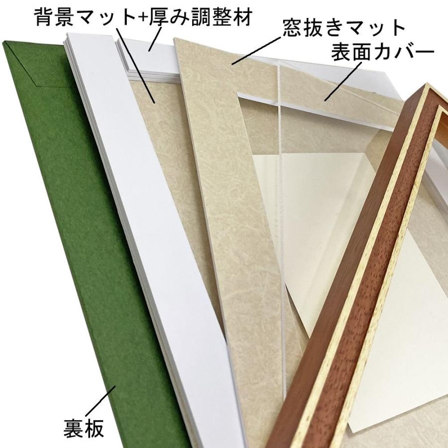 ポストカード専用額 7910 UVカット強化型アクリル付 /額内寸:203