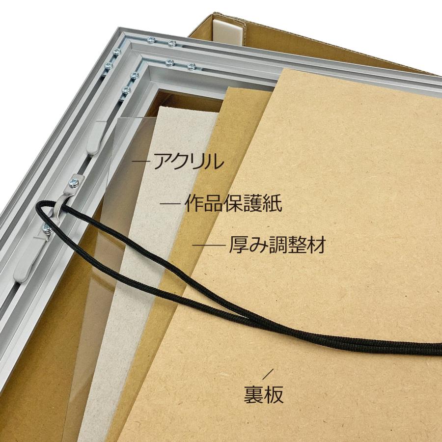 リッス アクリル付 【大正池】 /額縁内寸法:635×741(水彩F12)