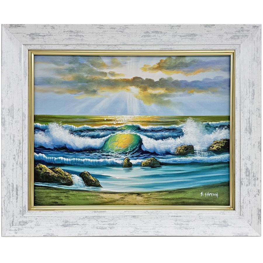 油絵額縁 8240 UVカット強化型アクリル付 /409×606(M12)のキャンバス