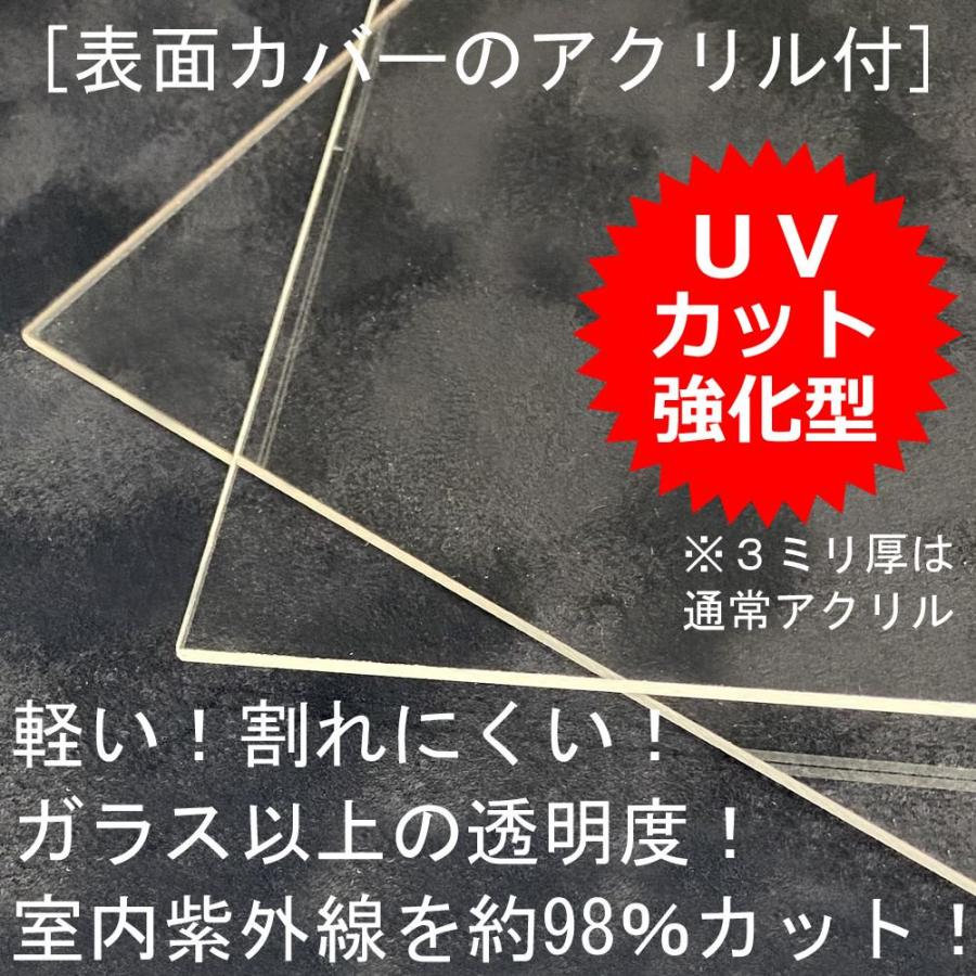 出展用仮縁 CDシリーズ+Bタイプ アクリル付 /191×333(M4)のキャンバス・パネル用(厚さ6-35ミリ用)_7