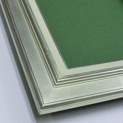 7711 シルバー M8号455×273mm 油彩用額縁 油彩額 油絵額縁 油絵額