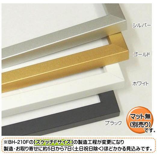 アルフレーム　BH-210F ブラック　4点セット BH-210F スケッチ4F (マット別売) アルフレーム アクリル付 デッサン
