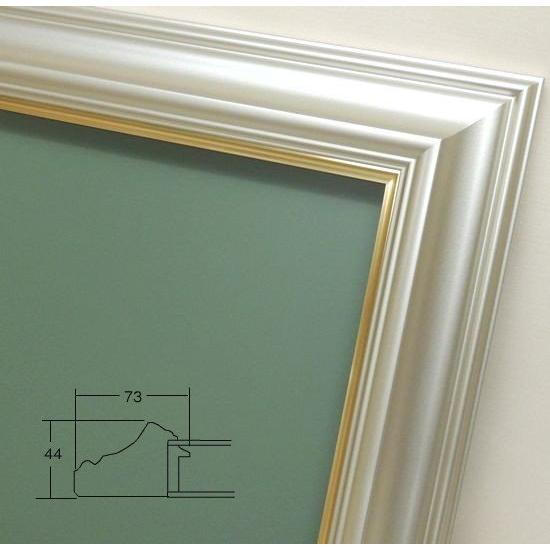 美品ダークブラウン 木製油彩額縁前面アクリル板付き&共箱付き送料込み0915-1 デッサン額縁：FO14ライトブラウン（UVカットアクリル）（既製品サイズ