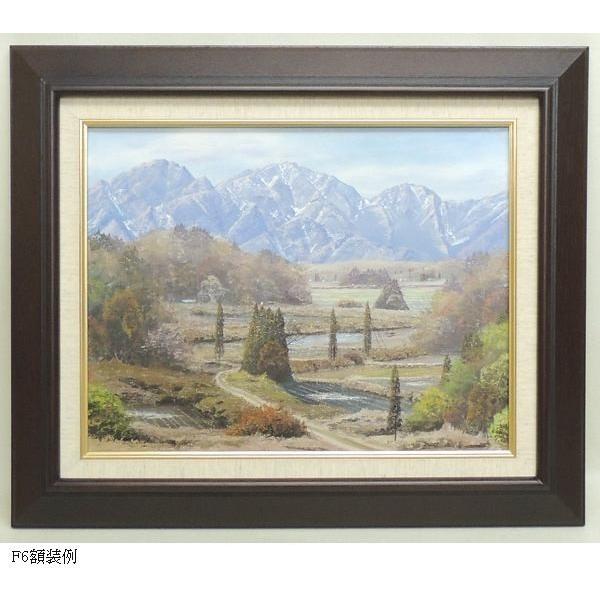 F10号 (530×455mm) 油絵用額縁 油彩用額縁 木製 油彩額縁 ブラウン/ナチュラル 油彩額 表面保護/アクリル(軽くて割れにくい) 大仙 【仏具】 アウトレット品