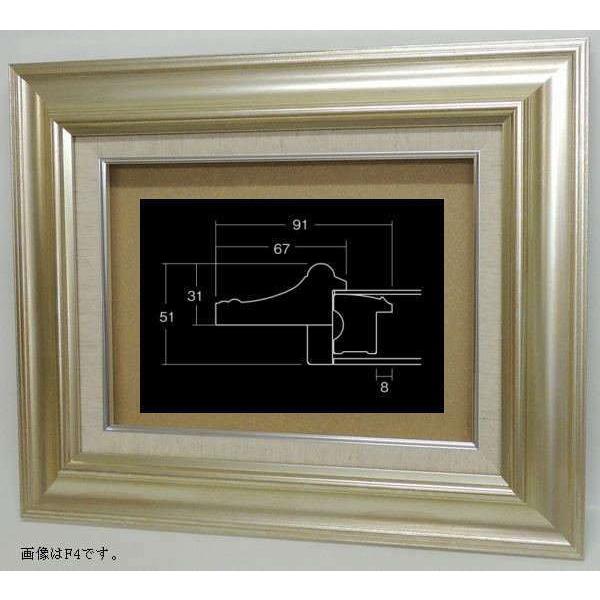 8117 F8号 (455×380mm) アクリル板仕様 油絵額縁 油彩額縁 油絵額 油彩