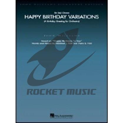 楽譜 ハッピー バースディ による変奏曲 ジョン ウィリアムズ オリジナル版 輸入オーケストラ楽譜 送料無料 Happy Birthday Variati Www Cap Expert Fr