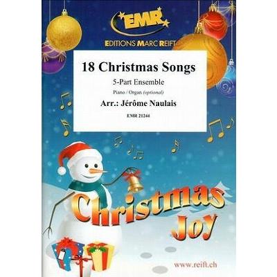 [譜] 《フレックス吹奏譜》18のクリスマス・ソング(きよしこの夜,ジングルベル他)(18 Christm...(18 Christmas Songs (F