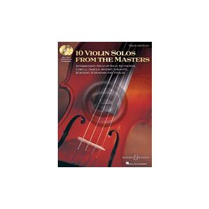 [楽譜] 有名作曲家によるヴァイオリン・ソロ10曲選(Bach, Mozart,他全10曲)【10,000円以上送料無料】(10 Violin Solos from the Masters)《輸入楽譜》｜gakufu-ex