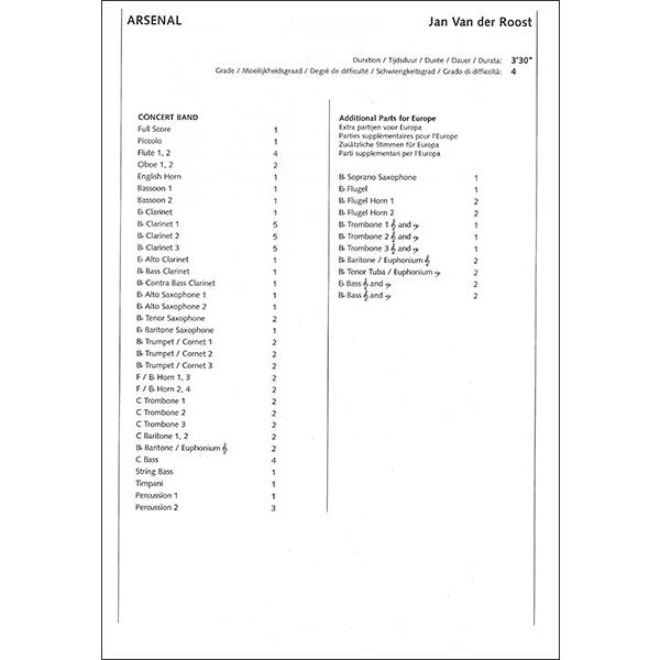 楽譜 ロースト／アルセナール（【1824】／DHP0950665-040／44002462