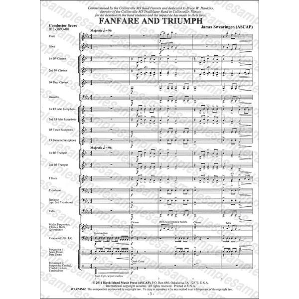 楽譜 ファンファーレ・アンド・トライアンフ/ジェームス 楽譜 ファンファーレ・アンド・トライアンフ/ジェームス