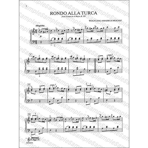 楽譜 モーツァルト／トルコ行進曲（中級）（ピアノ・ソロ／輸入