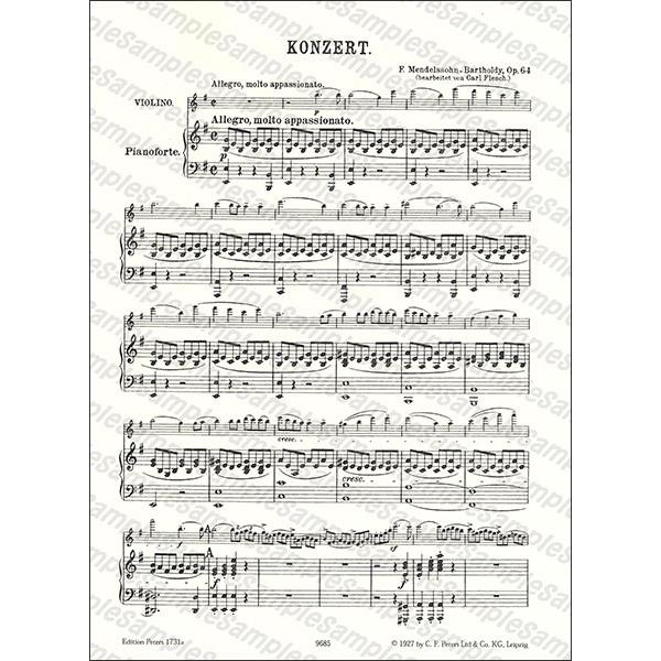 Mendelssohn／ Violin Concerto in E minor, Op. 64 メンデルスゾーン