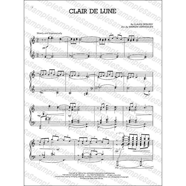 楽譜 ドビュッシー/月の光(中級)(【54461】/00202131/ピアノ・ソロ
