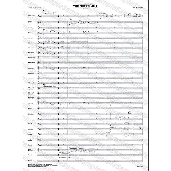 楽譜 ユーフォニアム独奏曲「グリーン・ヒル」/アッペルモント 楽譜 ユーフォニアム独奏曲「グリーン・ヒル」/アッペルモント