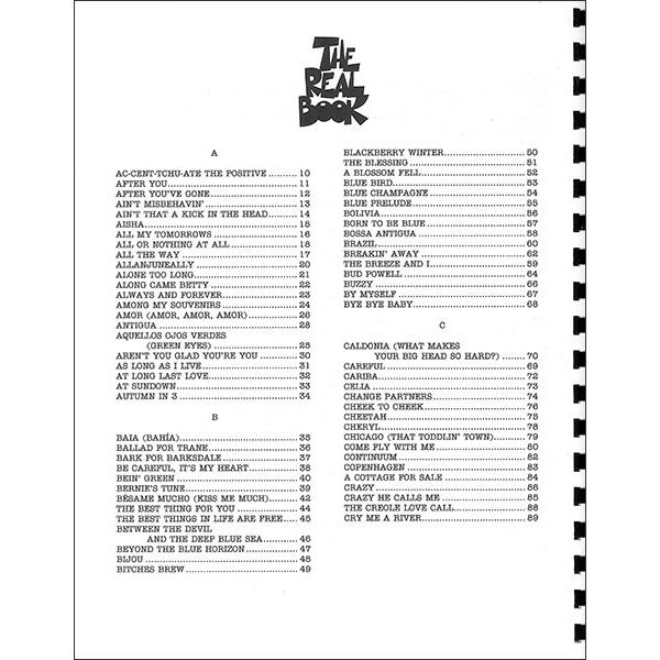 楽譜 リアル・ブック Volume 3（in C）（※歌詞なし）(【293978