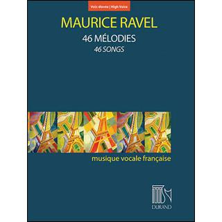 楽譜 ラヴェル／46の歌曲集（高声用）(50565788／DR16087／声楽・歌曲