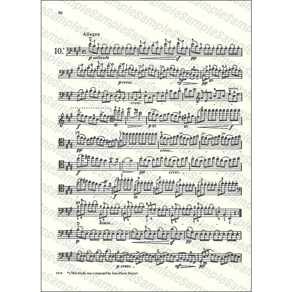 楽譜　デュポール／チェロのための21の練習曲(2314／チェロ・ソロ／輸入楽譜（T）)｜gakufunets｜02
