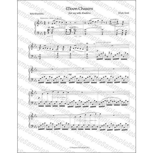 マリンバ楽譜とスティックセット マリンバ楽譜とスティックセット