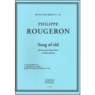 楽譜 Rougeron／ソング・オブ・オールド(【521660】／AL29101／金管4