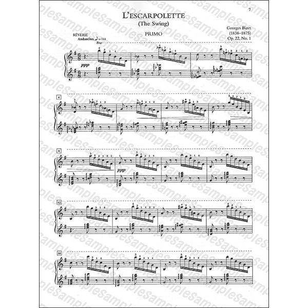 楽譜 ビゼー／子供の遊び 作品22 【ピアノ連弾】(【302728