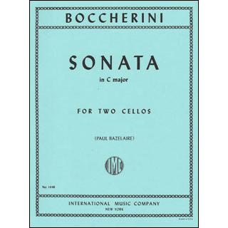 楽譜 ボッケリーニ／2本のチェロのためのソナタ【チェロ二重奏