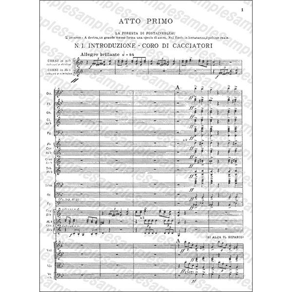 楽譜 ヴェルディ／歌劇「ドン・カルロ」(オーケストラ・スコア