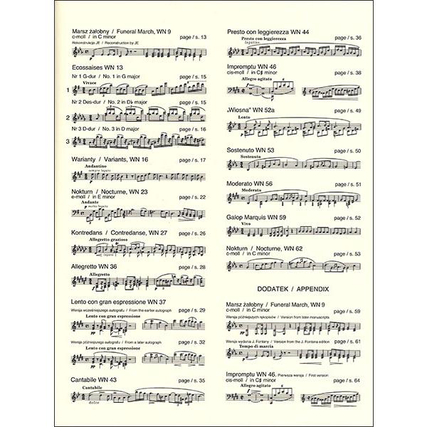 楽譜 ショパン (エキエル編)／死後に発見されたピアノ作品集 (B