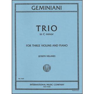 楽譜 ジェミニアーニ トリオ ハ短調 ヴァイオリン3重奏 ピアノ 輸入楽譜 T F 楽譜ネッツ 通販 Yahoo ショッピング