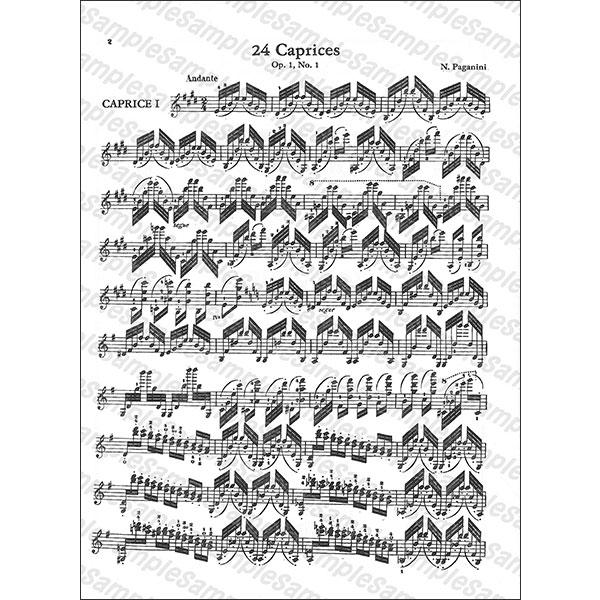 パガニーニ:24の奇想曲 ミカエラ・ペッチュ CD 楽譜 パガニーニ／24の奇想曲 作品1(【25388】／K04405／ヴァイオリン