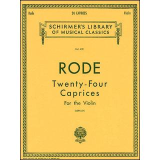 楽譜 ロード(ローデ)/24のカプリス(【78592】/50253630/ヴァイオリン