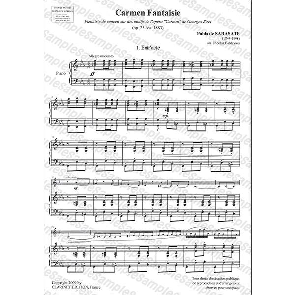(未使用･未開封品)ボルヌ : カルメン幻想曲 (バスクラリネット、ピアノ) ビヨドー出版 Amazon.co.jp: ボルヌ : カルメン幻想曲 (バスクラリネット、ピアノ