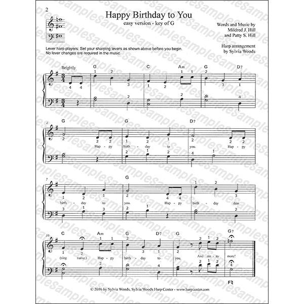 楽譜 ハッピー・バースデー・トゥ・ユー (お誕生日のうた)(【1972684