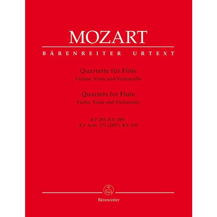 楽譜 モーツァルト/フルート四重奏曲集 KV 285, 285a, 285b, 298(新