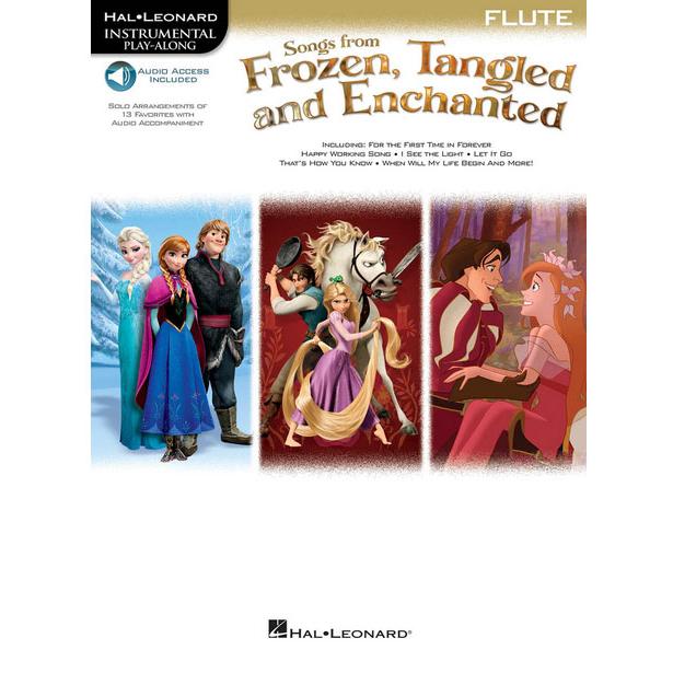 楽譜  映画「アナと雪の女王」、「塔の上のラプンツェル」、「魔法にかけられて」(フルート編)(GYW00107490/輸入楽譜(Y))