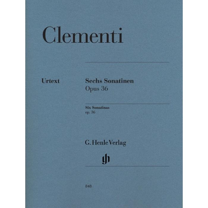 楽譜 クレメンティ/6つのソナチネ Op.36(原典版/Heinemann編