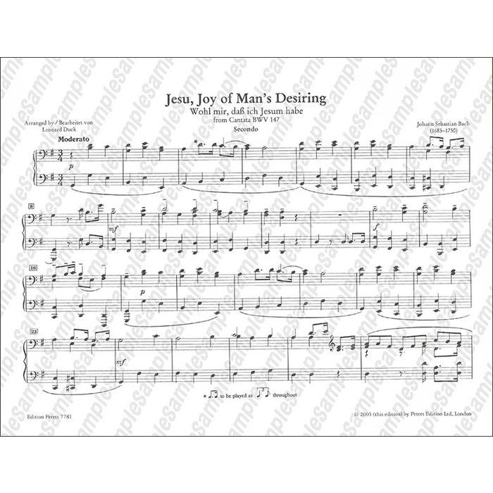 楽譜 J.S. バッハ/「カンタータ BWV 140, 147, 208」より 3つの有名な