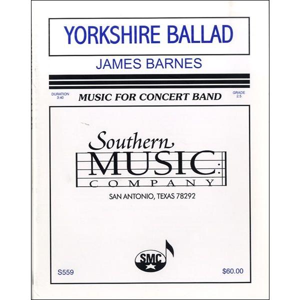 譜 ＵＮ８１　輸入　ヨークシャー・バラード