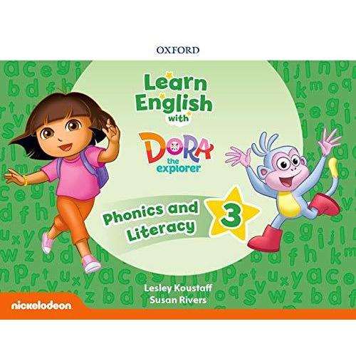 【取寄品】【取寄時、納期1〜3週間】Learn English with Dora the Explorer Level 3 Phonics ＆ Literacy Book｜gakufushop