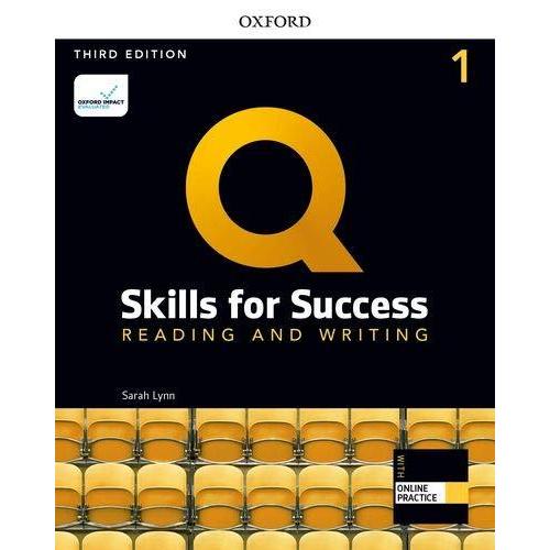 【取寄品】【取寄時、納期1〜3週間】Q Skills for Success 3rd Edition Reading and Writing Level 1 Student Book with iQ Online Practice【ネコポスは送料無｜gakufushop