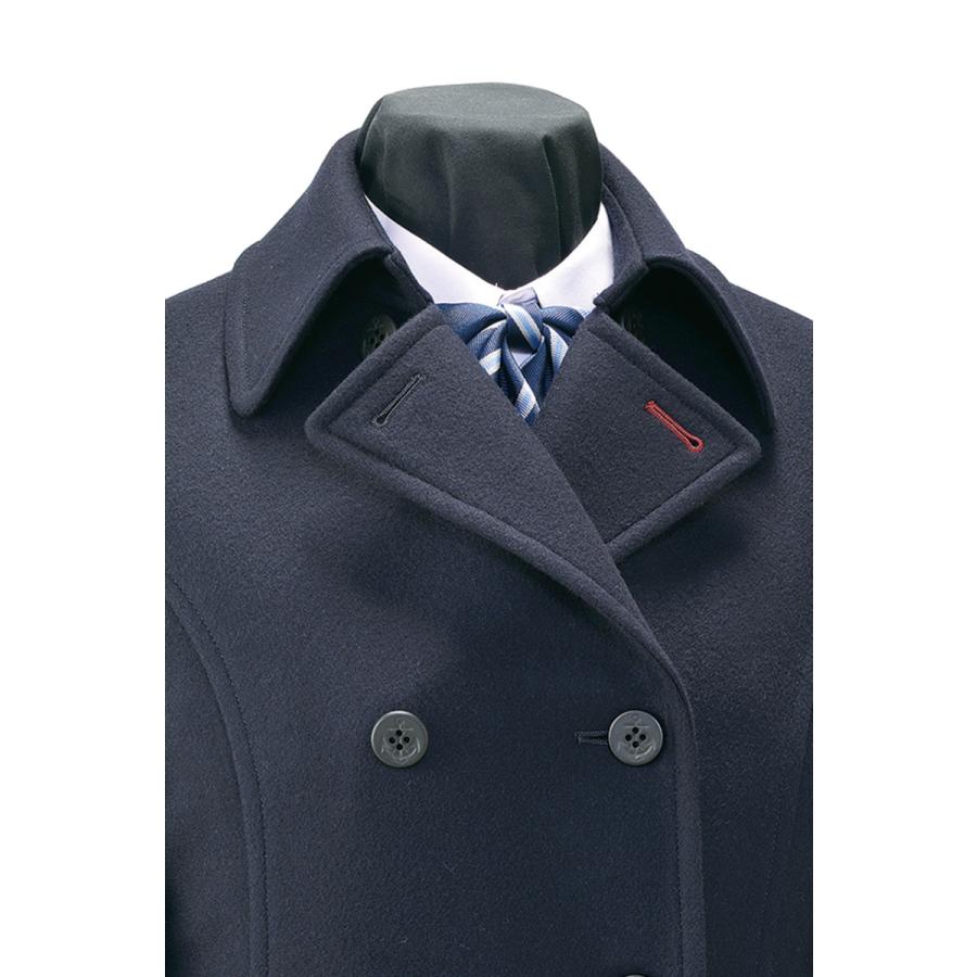 スクールコート ピーコート バックベルト付き 学生コート レディース