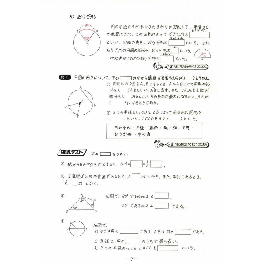 中学数学単元別 平面 空間図形 数学 中学校 教材 問題集 105 学林