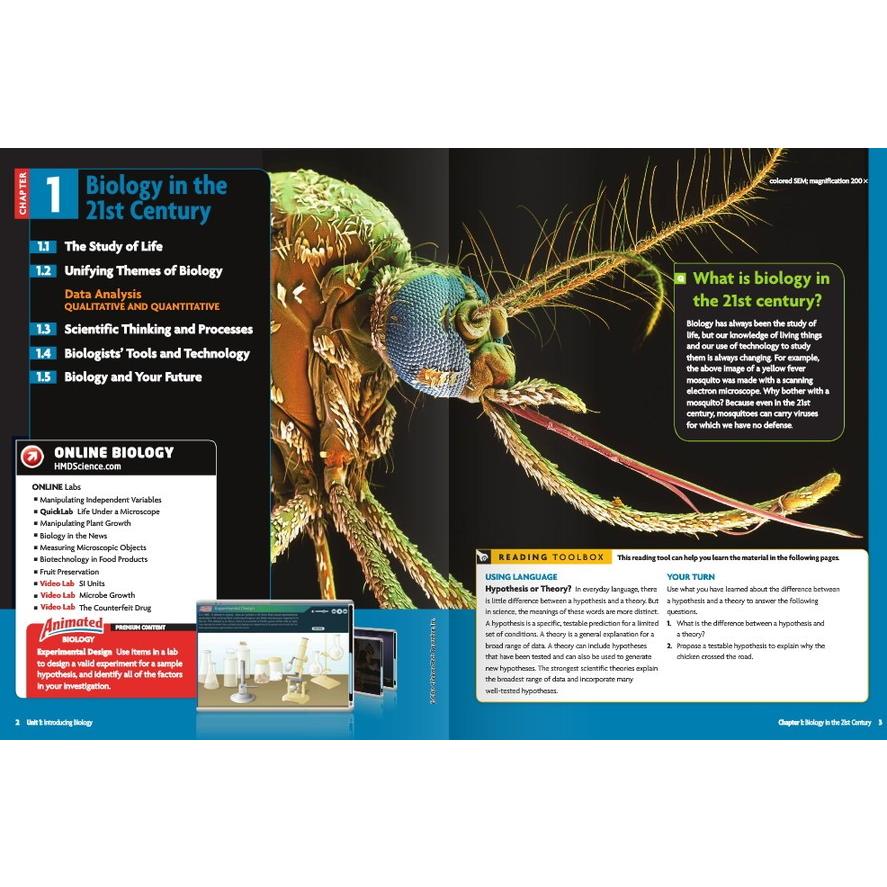 Holt McDougal Biology　／　アメリカの高校教科書　生物　理科　Houghton Mifflin Harcourt　SSH（スーパーサイエンスハイスクール） Holt Harcourt　SSH（スーパーサイエンスハイスクール） Q1546493346(15400円)