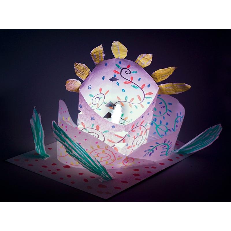 紙から生まれるすてきな明かり ライトは別売です。 : 学林舎 - 通販