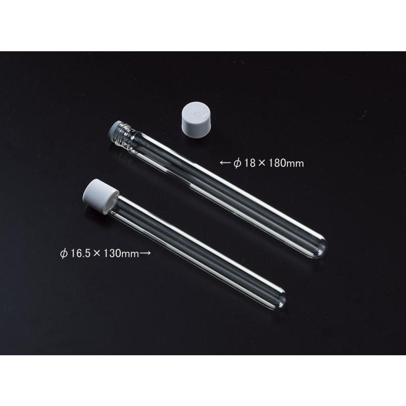 ねじ口試験管 キャップ付き 外径 全長 F18 180mm 容量 約30ml Y 学林舎 通販 Yahoo ショッピング