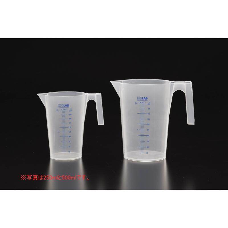 1000ml 目盛り耐熱ガラス瓶 青いキャップ 目盛り付き　10個セット ISOLAB PP手付きビーカー青目盛 1000ml : 学林舎 - 通販 - Yahoo
