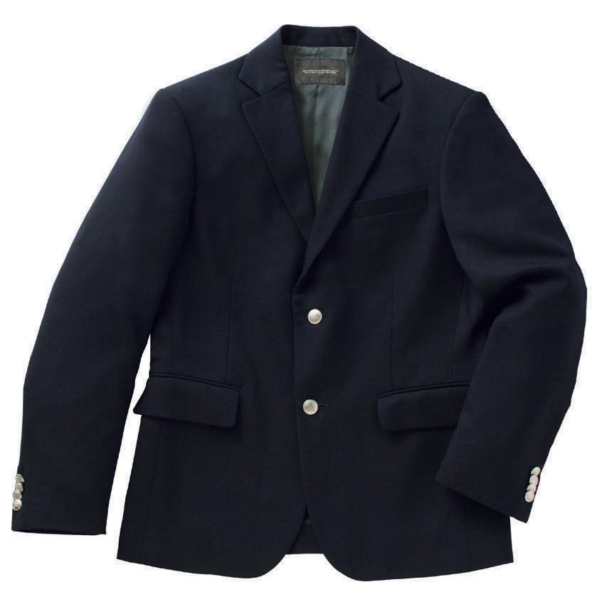 制服 ブレザー チャコール ウォッシャブル ストレッチ ウール混 男子用