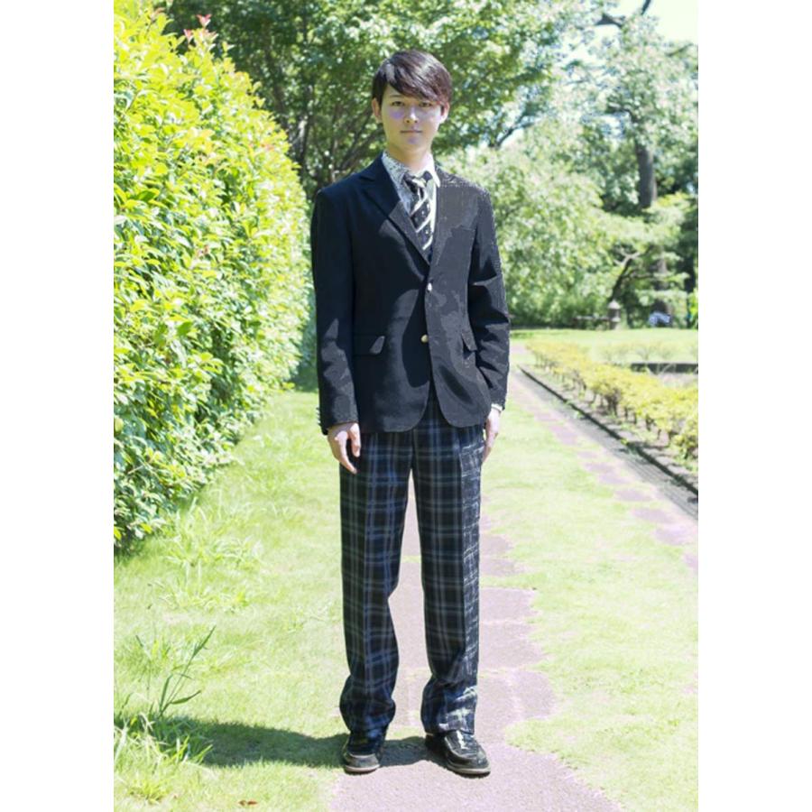 制服 ブレザー 濃紺 ウォッシャブル ストレッチ 防シワ 撥水 ウール混