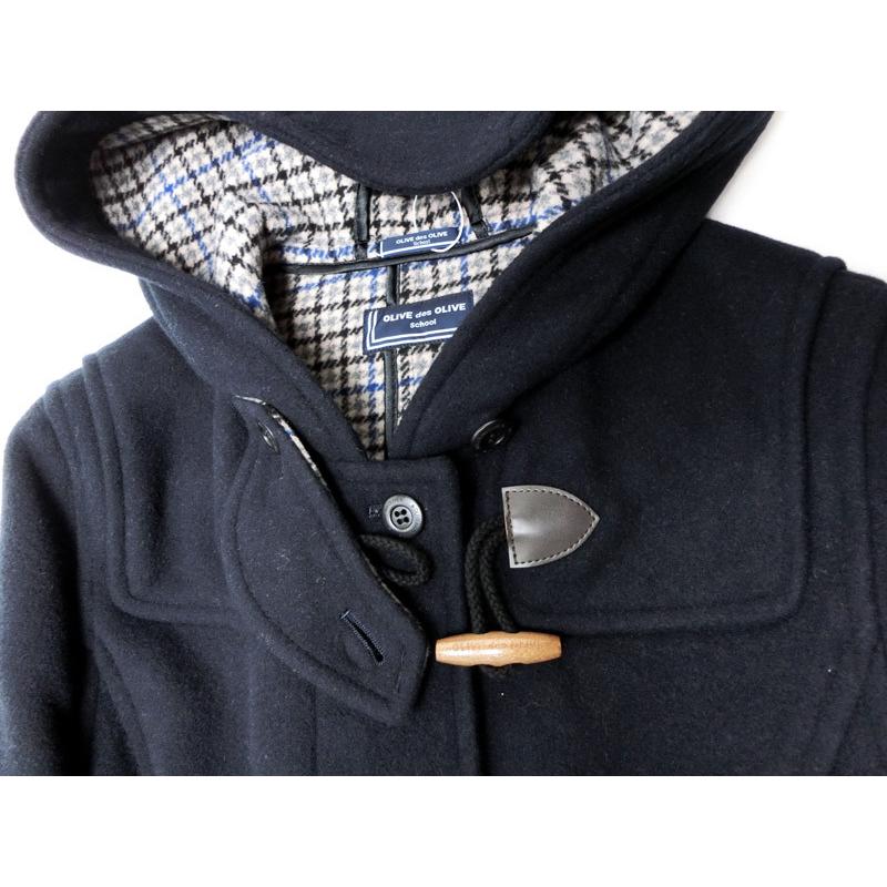 【極美品】MHL. ダッフルコート 　フード 　オリーブ S （大きめ）コットン 極美品】MHL. ダッフルコート フード オリーブ S （大きめ）コットン