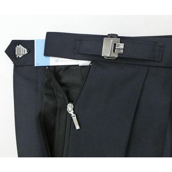 komachi(コマチ)紺プリーツスカート 夏用 無地 濃紺 ウール30% 明石被服富士ヨット【日本製】