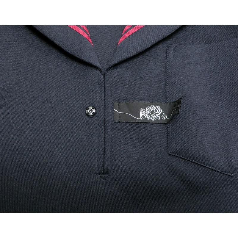 富士ヨット セーラー服 紺 エンジ3本線 冬服 ポリ100 富士ヨット セーラー服 紺 エンジ3本線 冬服 ポリ100